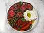 Tomatsallad med rostad paprika ny