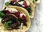 Tortillas med svamp, mozzarella och lingon