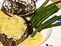 Tournedos gorgonzola à la Kristina med bakad potatis