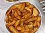 Trippeltillagad pommes frites med örtmajonnäs