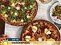 Två sorters knäckepizza
