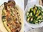 Ugnsstekt picnicbog med grov potatispuré
