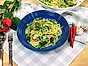 Vegetarisk junipasta med grönsaker