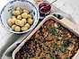 Vegetarisk kålpudding med potatis