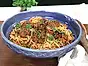 Viltfrikadeller i tomatsås med spaghetti