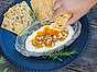 Vispad brie med hjortron och marconamandlar