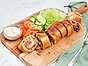 Zeinas kebabrulle med toum