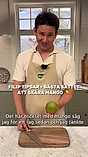 Filip skär mango