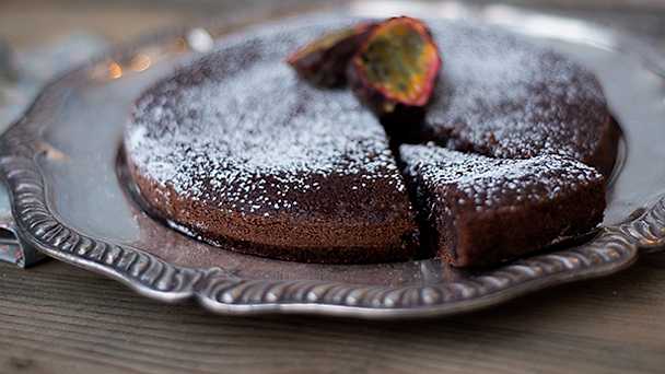 kladdkaka för en person kladdkaka för en person