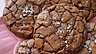 Brownie cookies med havssalt