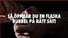 Enkla tricket när du ska öppna en flaska bubbel poster