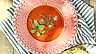 Gazpacho med vitlöksbröd