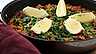 Grillad paella med kyckling och chorizo, Lisa Lemkes recept