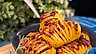Hasselbackspotatis med bacon