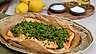 Hel laxsida med chimichurri