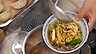 Hot and sour dumpling soup