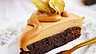 Kladdkaka med dulce de leche pannacotta