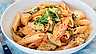 Krämig pasta med kyckling