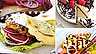 Lammfärsburgare och frusen cheesecake
