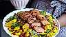 Laxpastrami med saffranscouscous