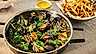 Moules frites med pommes och saffransaioli