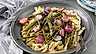 Pasta Strozzapreti med citron och rostade primörer