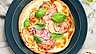 Philadelphia Vit tortillapizza med vitlök och salami