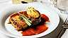 Tournedos med potatiskaka, vispat Café de Paris smör och rödvinssås